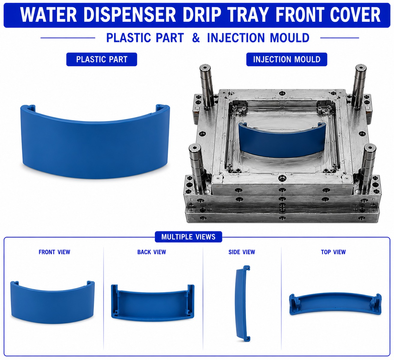 Water Dispenser Plastic Drip Tray Front Cover
